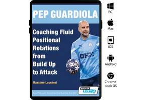 Guardiola – Trainingsvormen met positiewisselingen van Opbouw tot Aanval