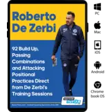 De Zerbi – Opbouw, Passingcombinaties en Aanvallend Positiespel in 92 Oefeningen