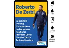 De Zerbi – Opbouw, Passingcombinaties en Aanvallend Positiespel in 92 Oefeningen