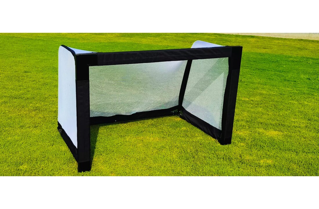 Aluminium mini goal  120cm x 80cm met fijnmazig net