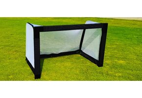 But pliable en aluminium 120 cm x 80 cm avec filet à mailles fines blanc