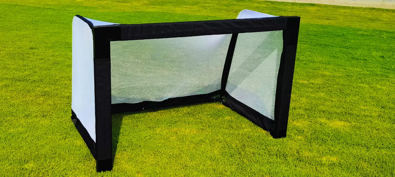 Aluminium mini goal  120cm x 80cm met fijnmazig net