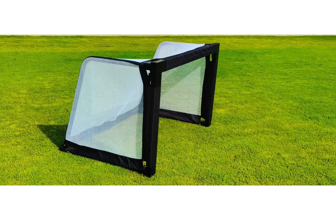 Aluminium mini goal  120cm x 80cm met fijnmazig net