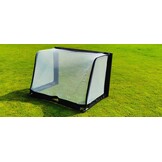 But pliable en aluminium 120 cm x 80 cm avec filet à mailles fines blanc