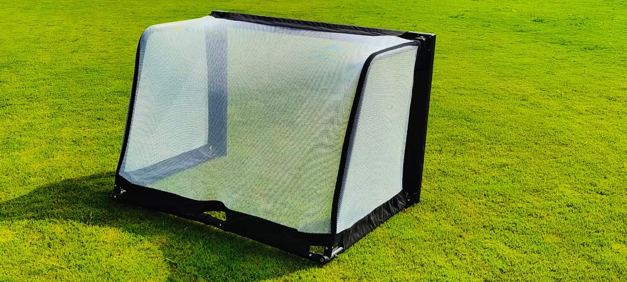 Aluminium mini goal  120cm x 80cm met fijnmazig net