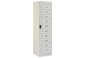 Armoire de distribution de vêtements Beta avec porte centrale et 10 compartiments