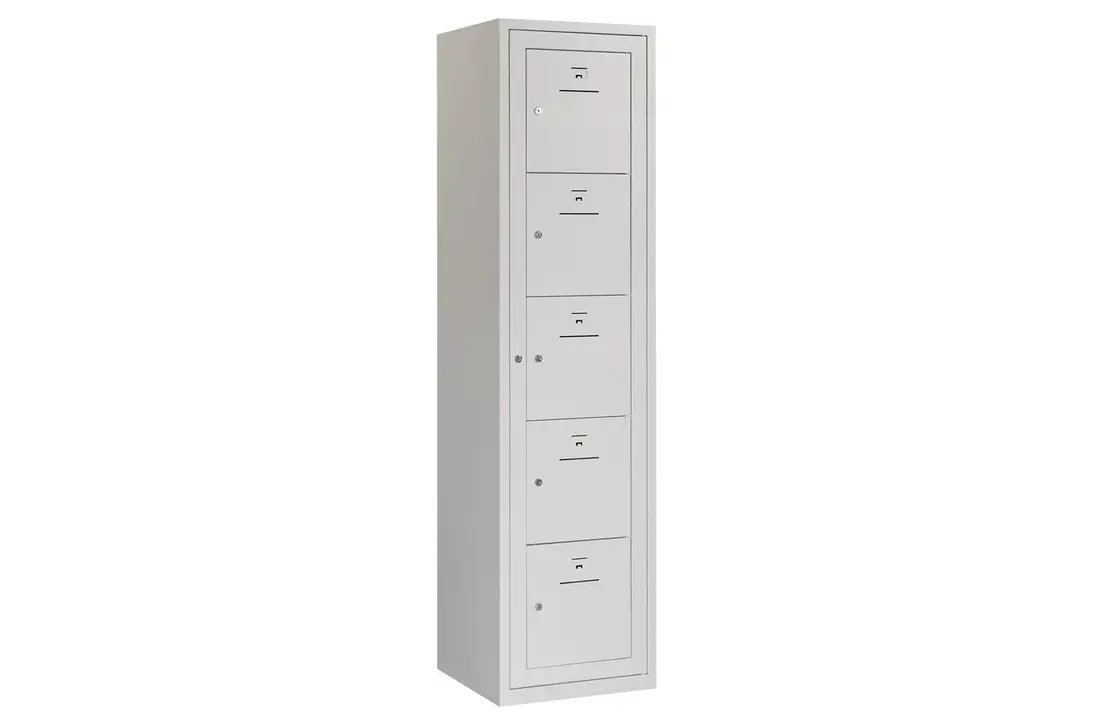 Grote kleding uitgifte locker met centrale deur