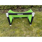 Mini but en aluminium, pliable, 120 cm x 80 cm, avec filet à mailles fines