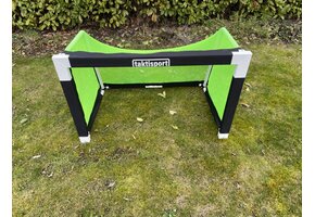 Aluminium mini goal inklapbaar 120cm x 80cm met fijnmazig net