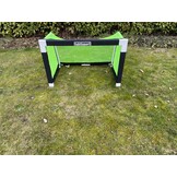 Mini-but pliable en aluminium 120 cm x 80 cm avec filet à mailles fines