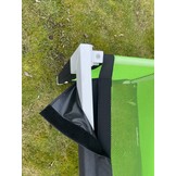 Aluminium mini goal  inklapbaar 120cm x 80cm met fijnmazig net