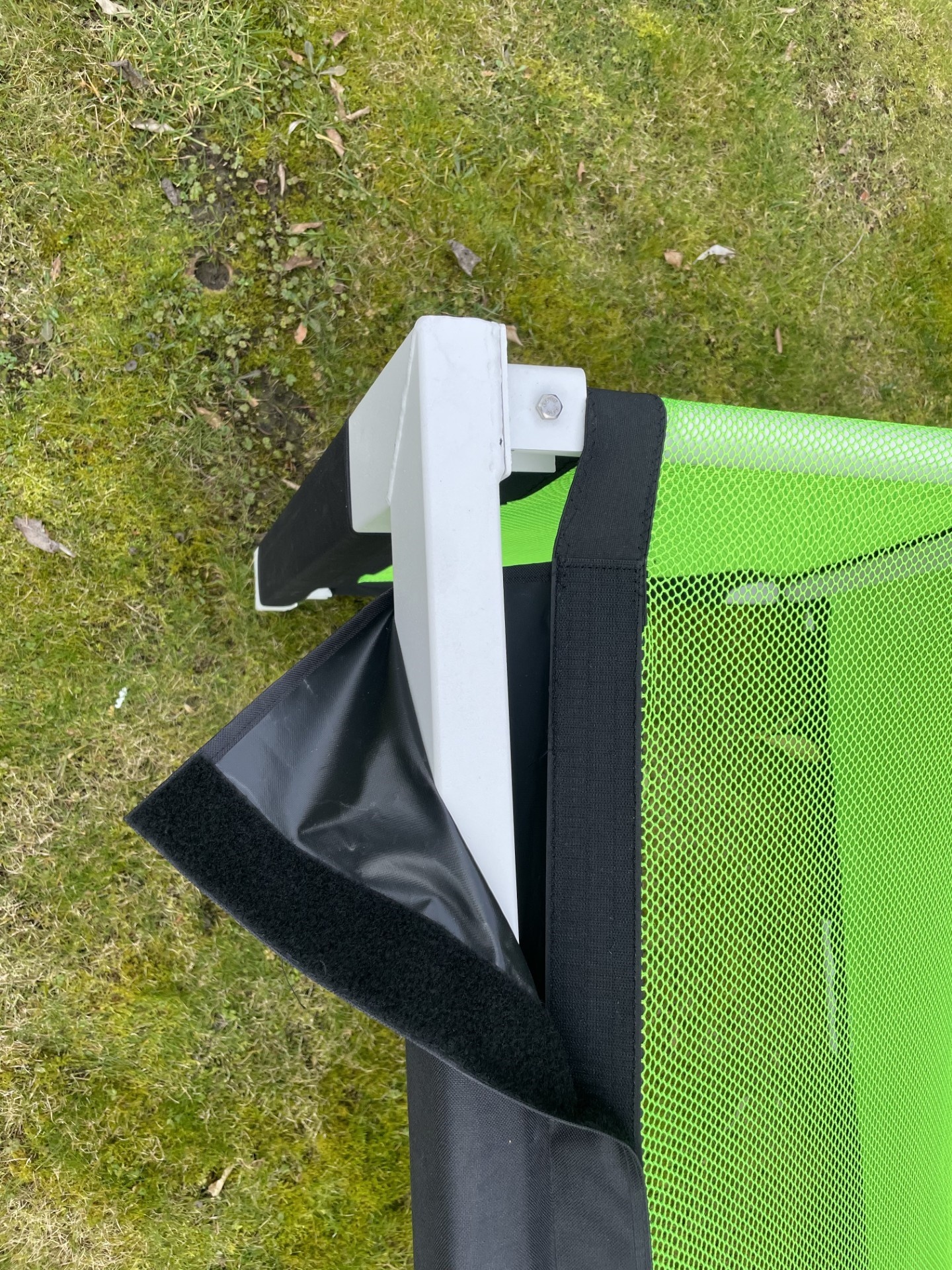 Aluminium mini goal  inklapbaar 120cm x 80cm met fijnmazig net