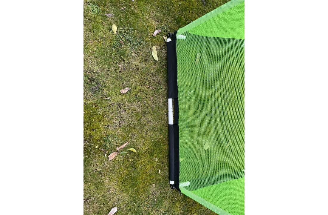 Mini but en aluminium, pliable, 120 cm x 80 cm, avec filet à mailles fines