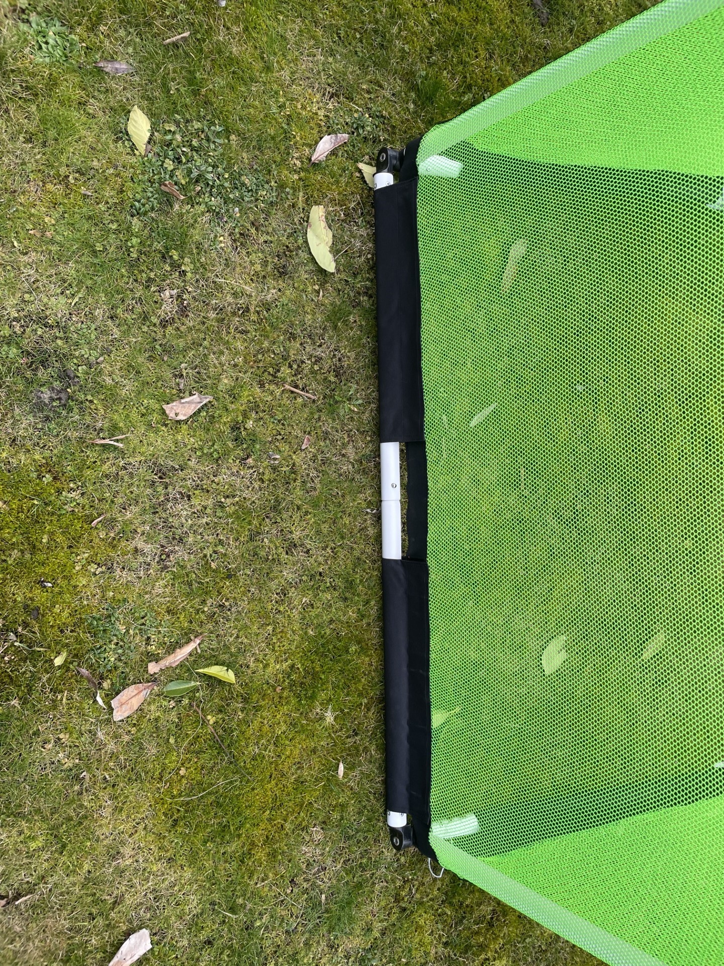 Aluminium mini goal  inklapbaar 120cm x 80cm met fijnmazig net