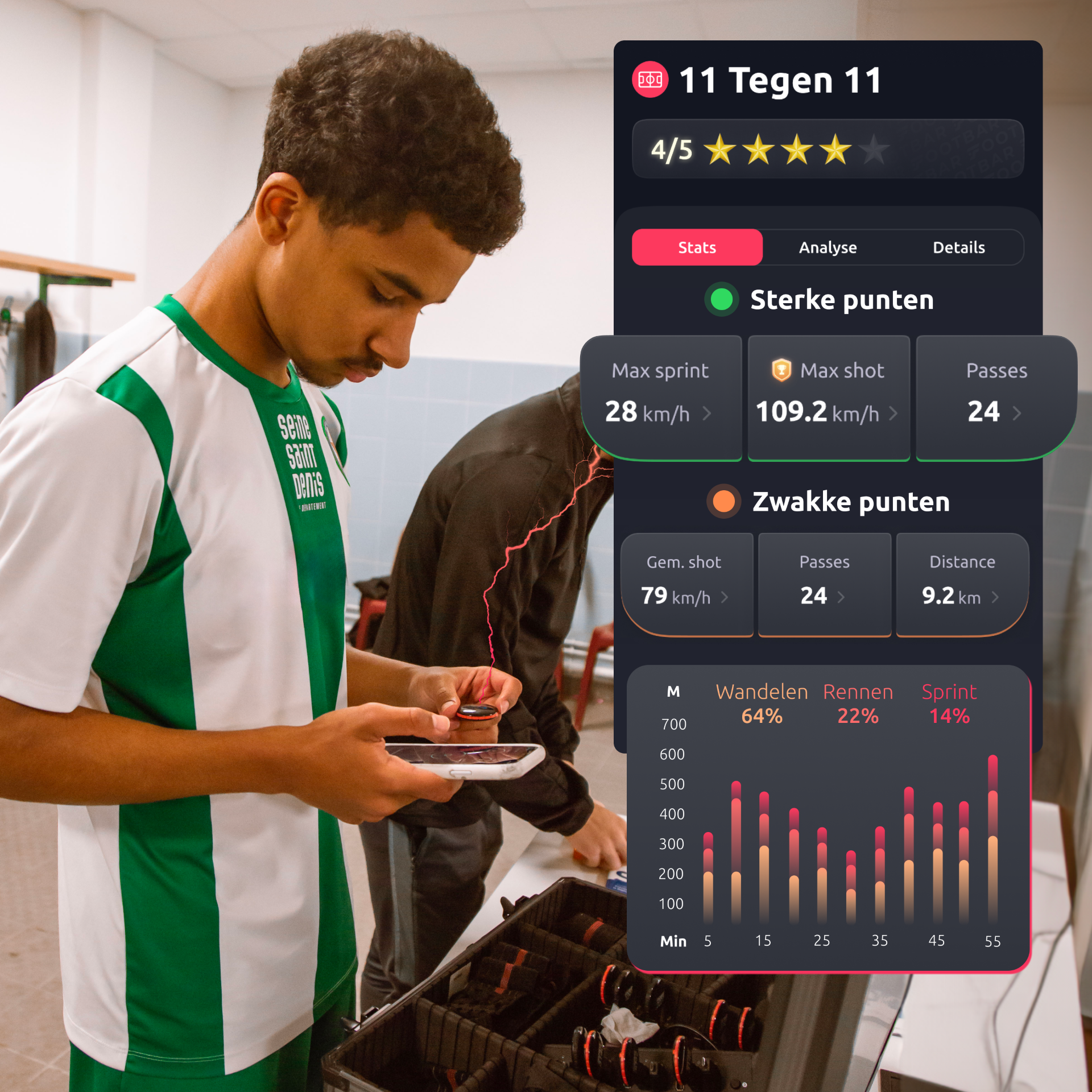 Footbar Tracker Football