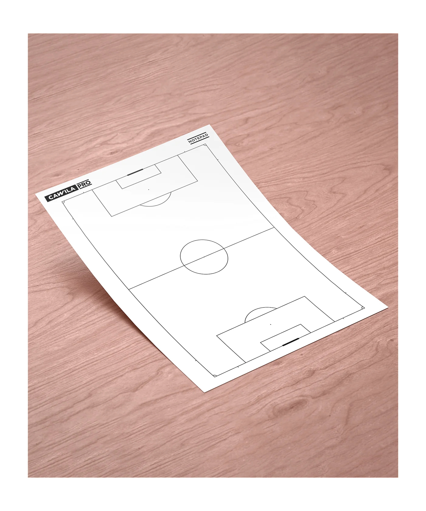 Cahier de football A4 à anneaux