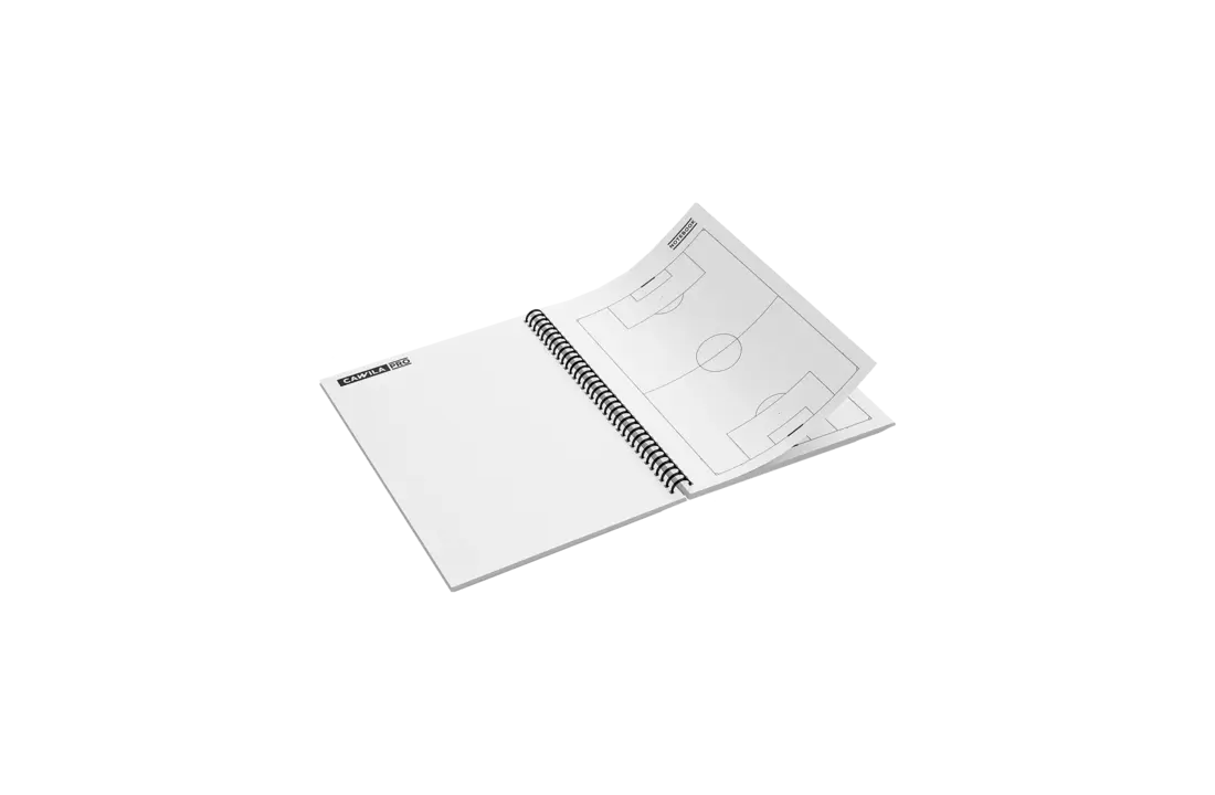 Cahier de football A4 à anneaux