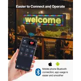 Led Display 100cmx20cm programmeerbaar Kantine