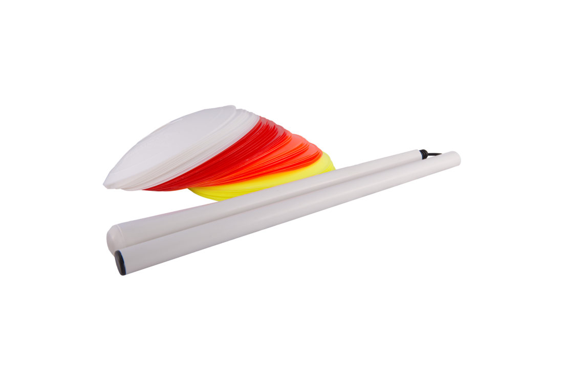 Platte markeerschijven met strap