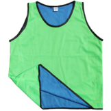 Gilets réversibles 10x Bleu - Vert