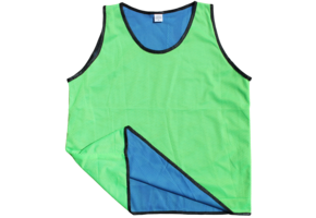 Gilets réversibles 10x Bleu - Vert