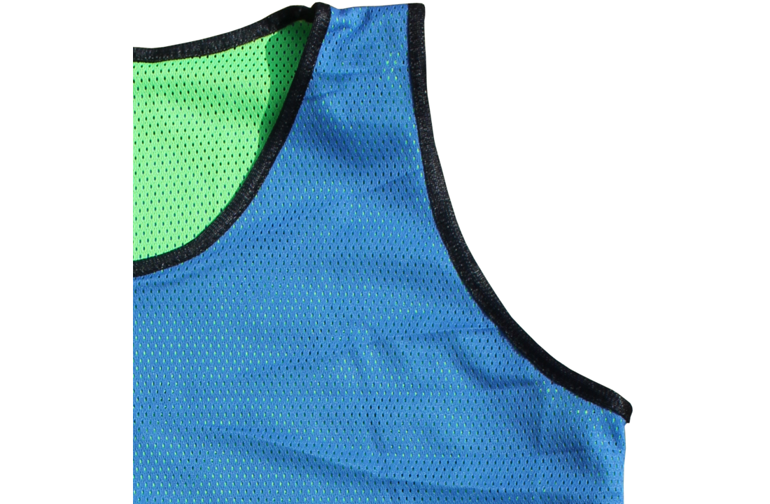Gilets réversibles 10x Bleu - Vert