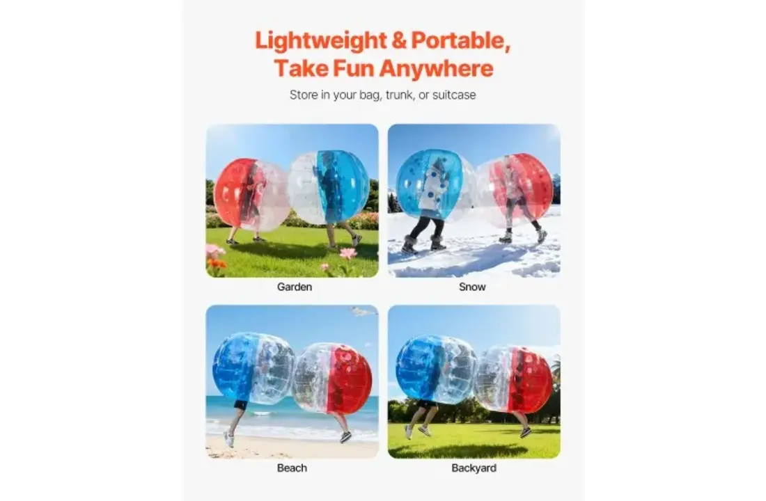 Achetez des bumper balls en 3 tailles