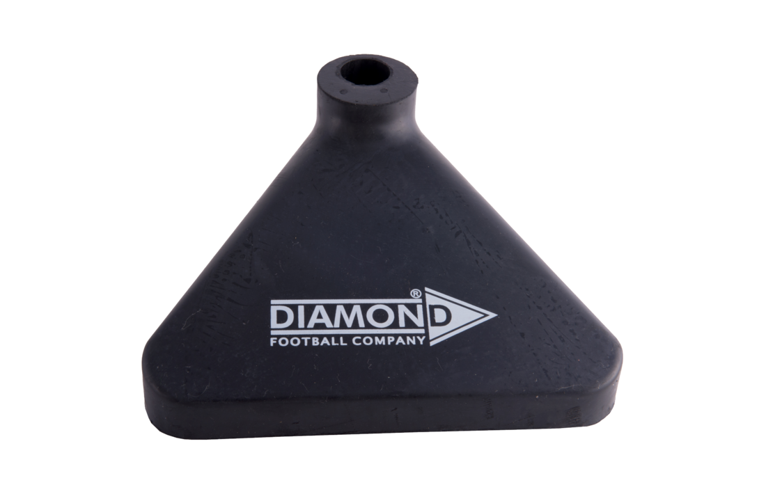 Pied pour mâts de drapeau d'angle