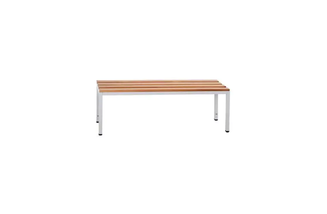 Banc de cabine d'essayage sans grille