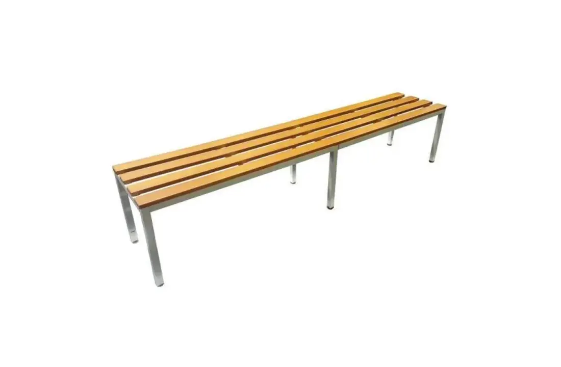 Banc de cabine d'essayage sans grille