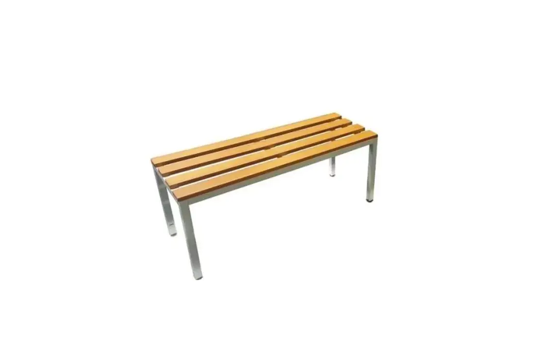 Banc de cabine d'essayage sans grille