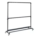 Verrijdbaar garderobe rek- kapstok -  200cm