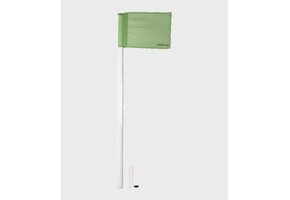 Hoekvlagstok 160cm wit met 50mm diameter -Set van 4 stuks