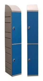 Kunststof locker 2 deurs