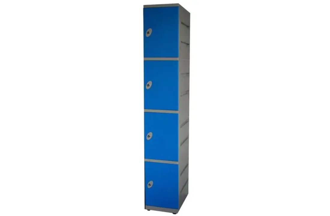 Kunststof locker 4 deurs