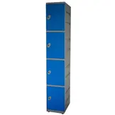 Kunststof locker 4 deurs