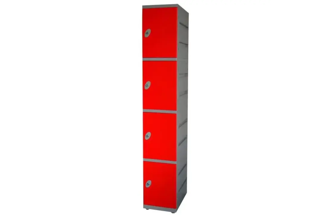 Kunststof locker 4 deurs
