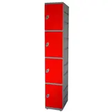 Kunststof locker 4 deurs