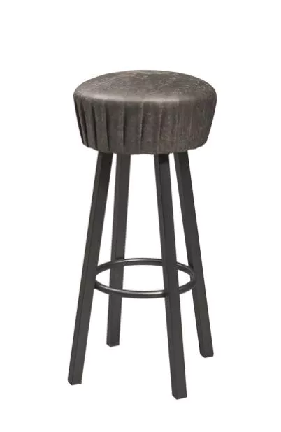 Tabouret de bar en cuir