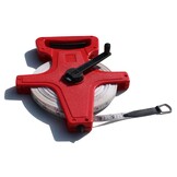 Meetlint 50 meter in stevige behuizing en draaigrip