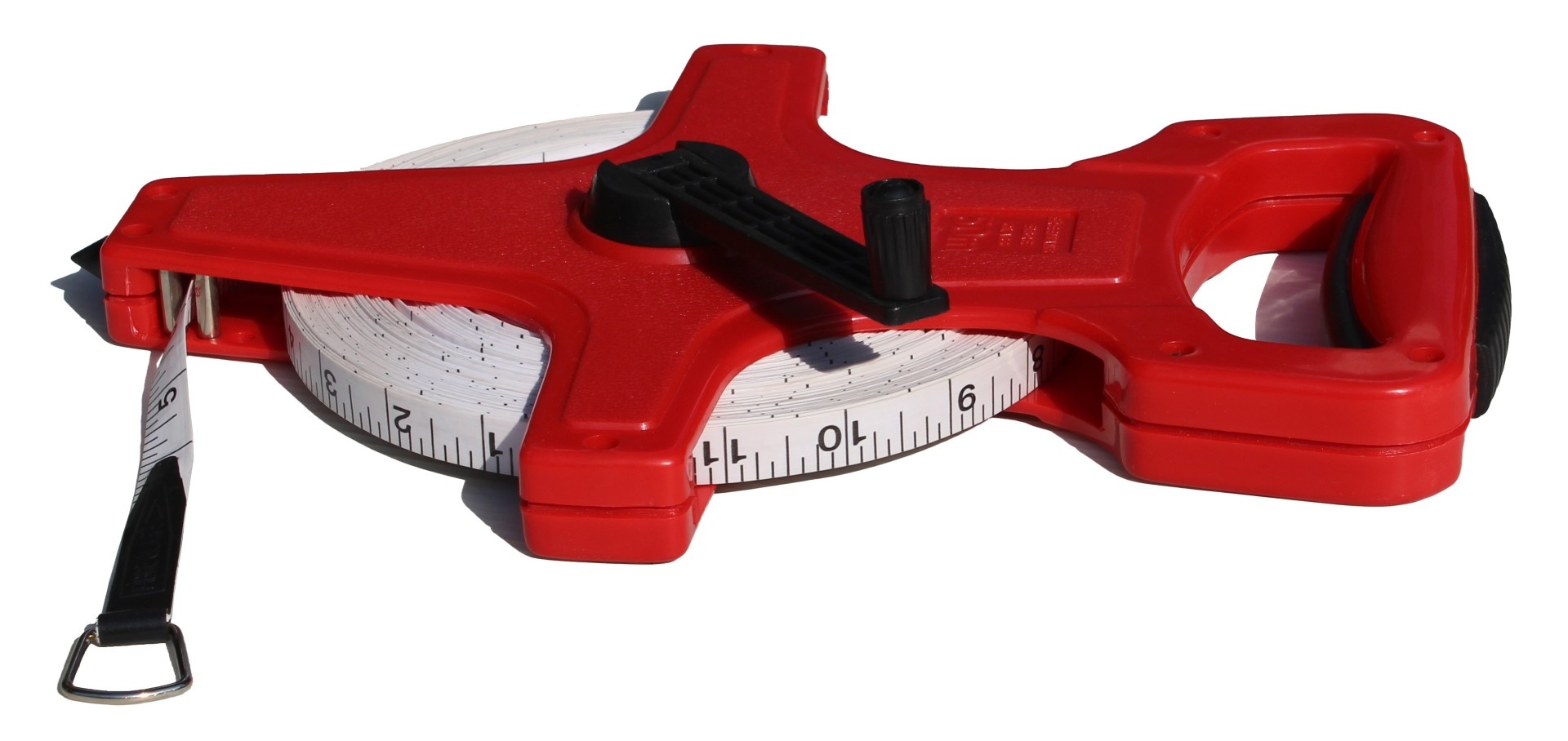 Meetlint 50 meter in stevige behuizing en draaigrip