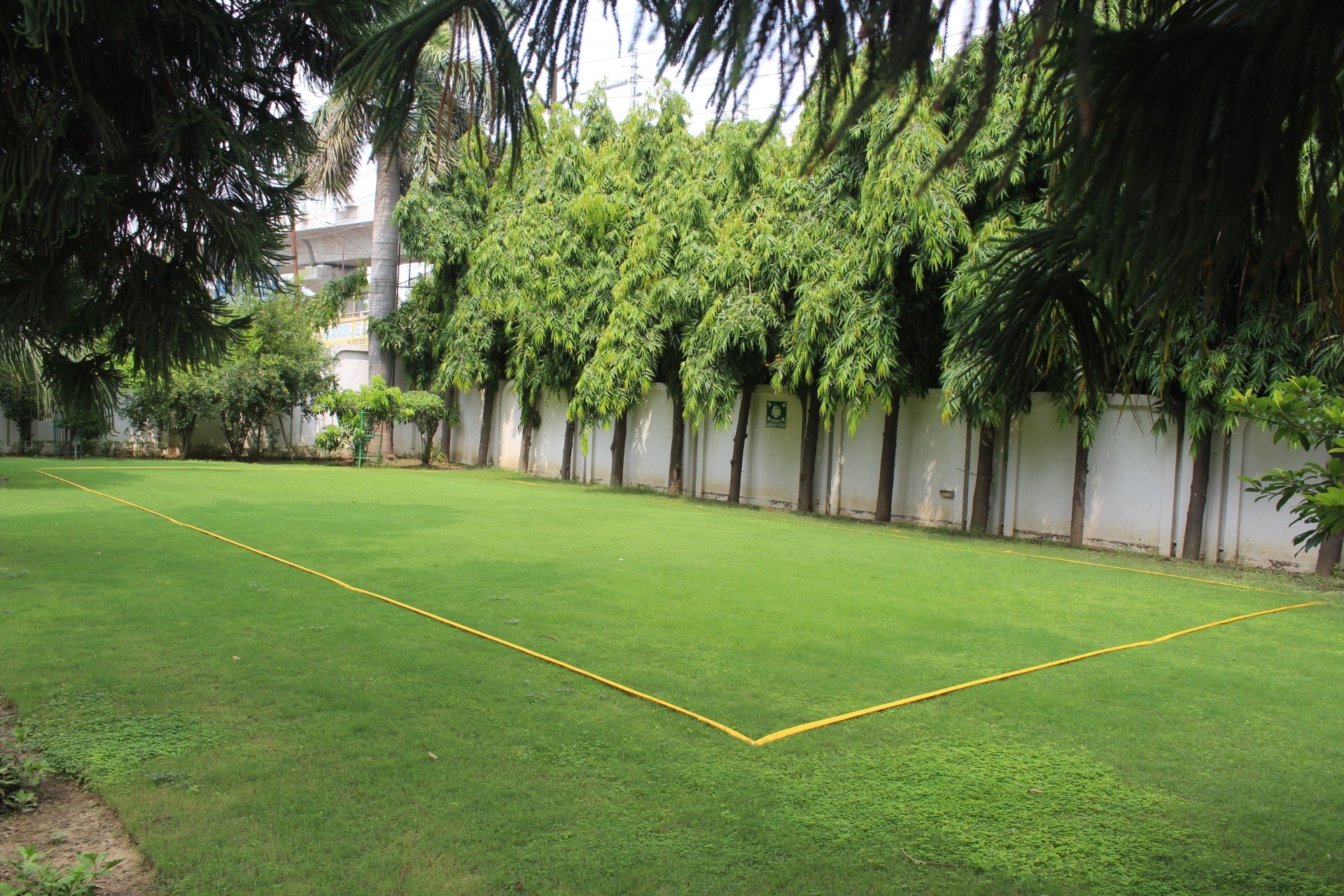 Veld markering voetvolley