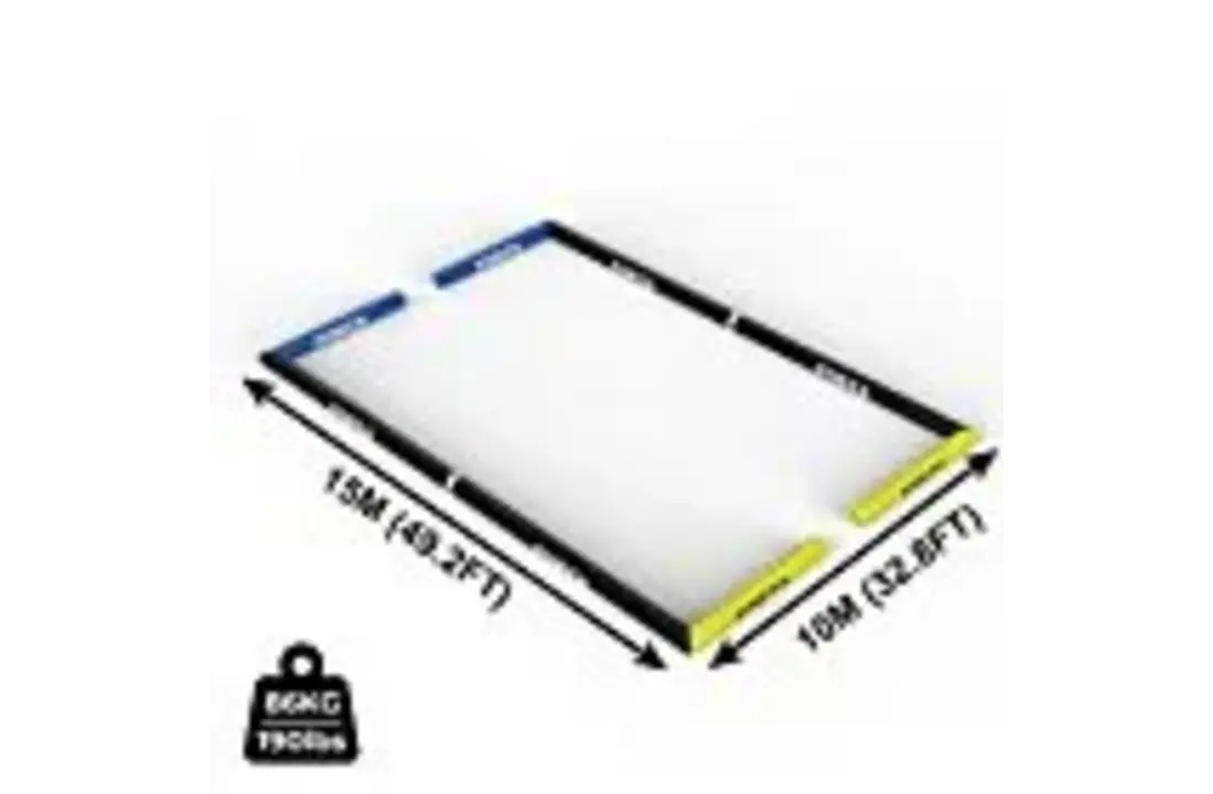 Planche de football gonflable 15 m x 10 m