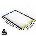 Planche de football gonflable 15 m x 10 m