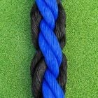 Corde de hockey 30 mètres bleu noir