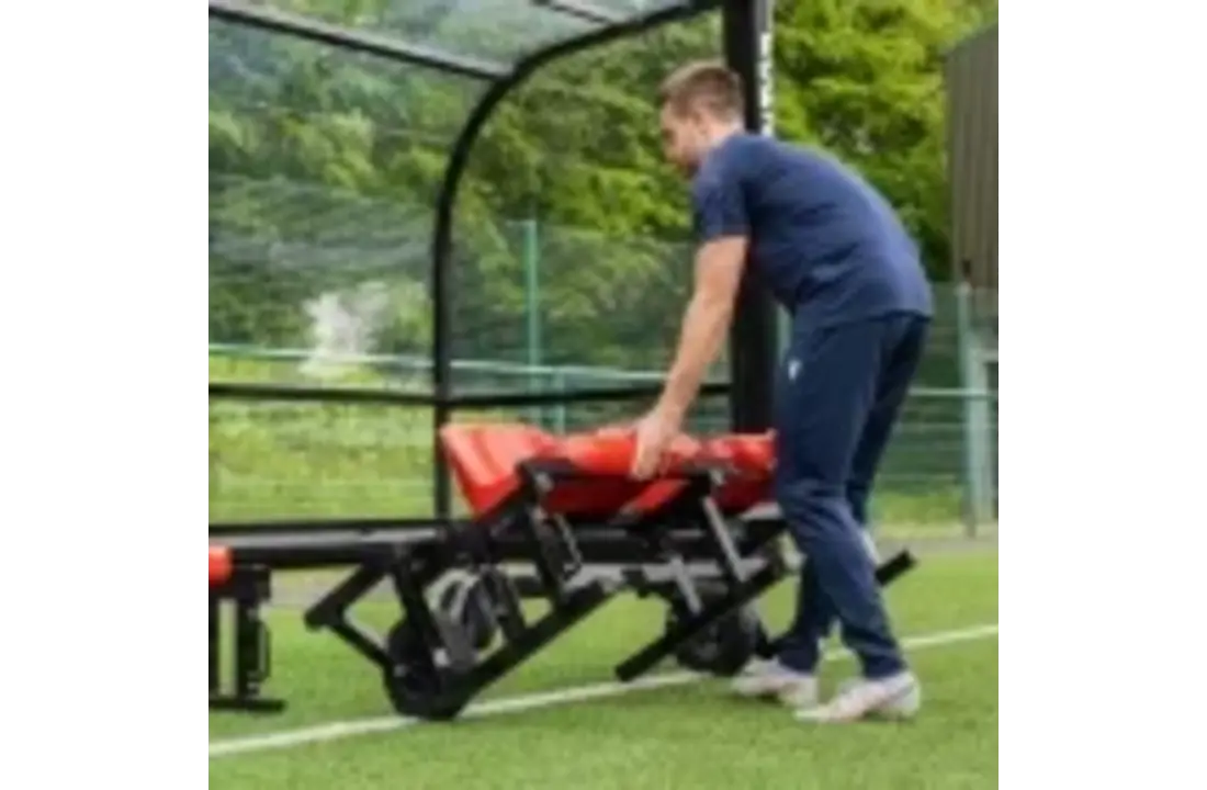 Zitbank  2-zits verrijdbaar met kuip stoelen