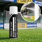 Peinture blanche en aérosol pour poteaux de but
