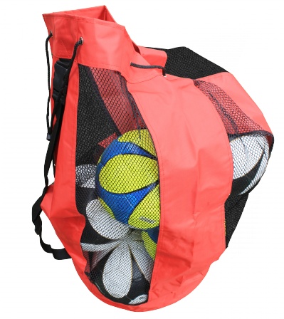 Ballenzak - voor 12 ballen  (8 kleuren)