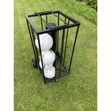 Chariot à balles pour 16 ballons de football
