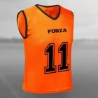 Ensemble de dossards numérotés de 1 à 11, orange senior